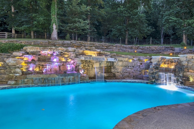 3120 Boxley View Ln, Franklin, TN 37064 - swimming pool with a forest view