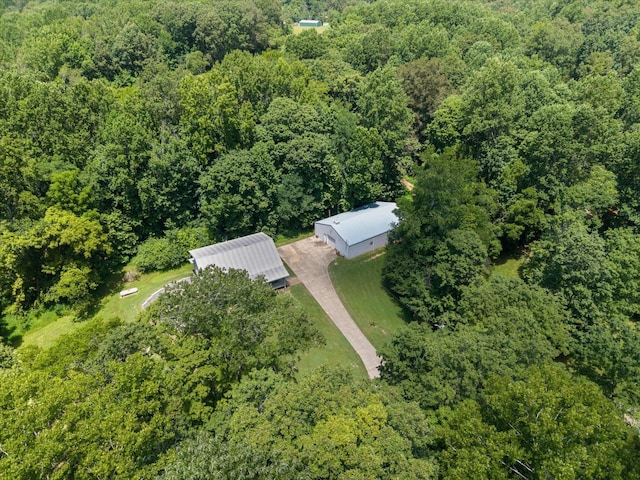 3000 Preston Bagwell Rd, Clarksville, TN 37043 - drone / aerial view of a heavily wooded area