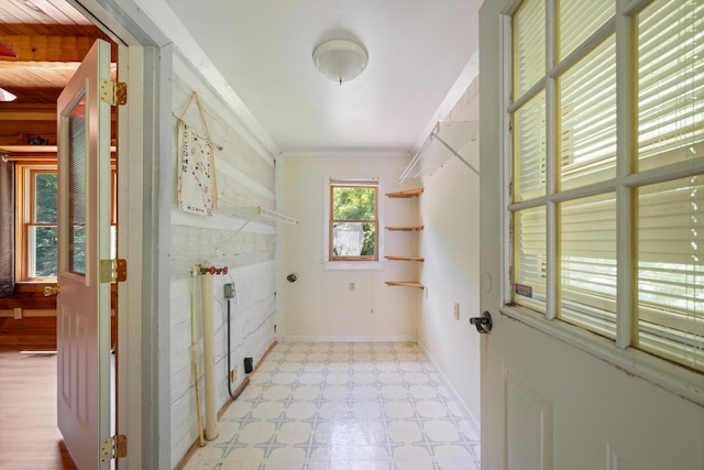 3000 Preston Bagwell Rd, Clarksville, TN 37043 - laundry room with light floors and ornamental molding