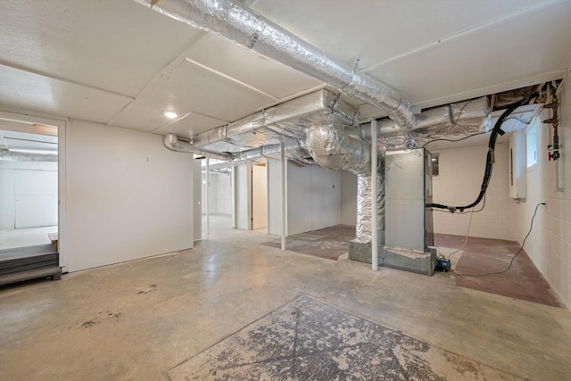 3000 Preston Bagwell Rd, Clarksville, TN 37043 - unfinished basement featuring heating unit
