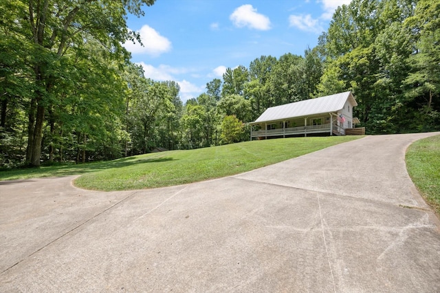 3000 Preston Bagwell Rd, Clarksville, TN 37043 - view of community featuring driveway, a yard, and view of scattered trees