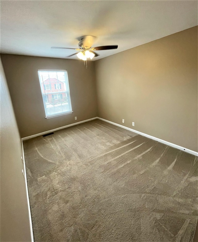 3164 Prater Ct, Murfreesboro, TN 37128 - carpeted spare room with baseboards and ceiling fan