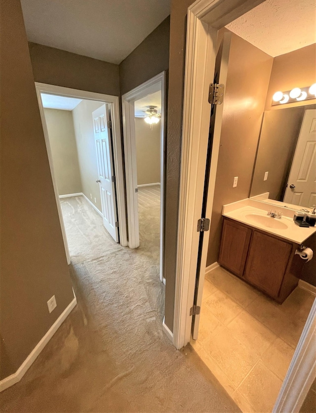 3164 Prater Ct, Murfreesboro, TN 37128 - bathroom featuring vanity and baseboards