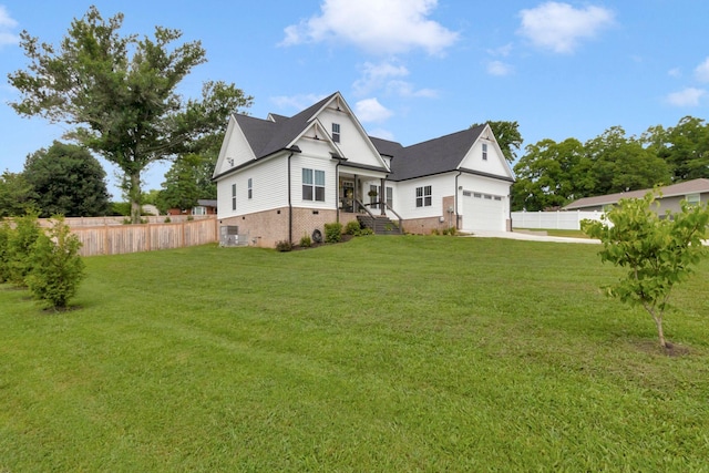 332 Country Club Rd, Winchester, TN 37398 - view of front of home with concrete driveway, a garage, and crawl space