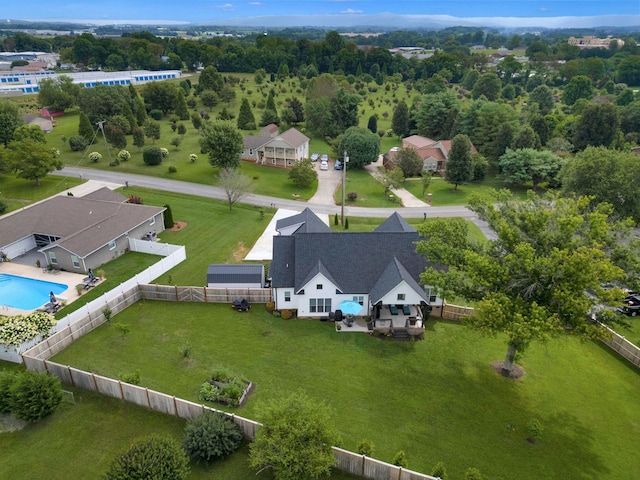 332 Country Club Rd, Winchester, TN 37398 - view from above of property featuring a pool area