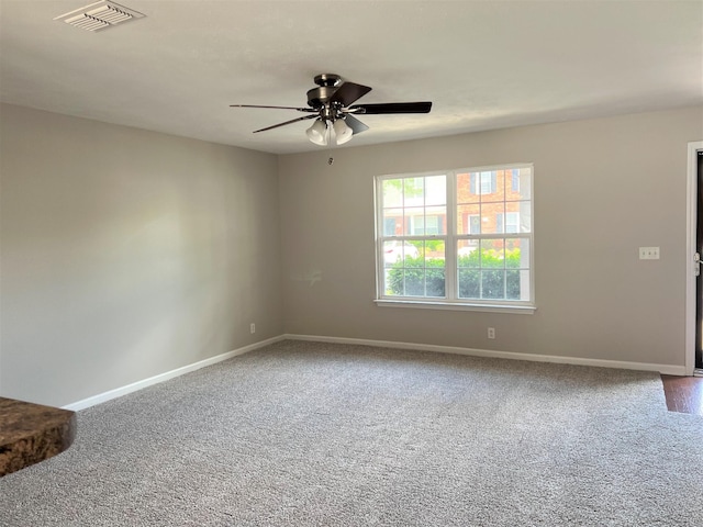 3754 Chippewa Pl, Murfreesboro, TN 37128 - spare room featuring a ceiling fan and carpet floors