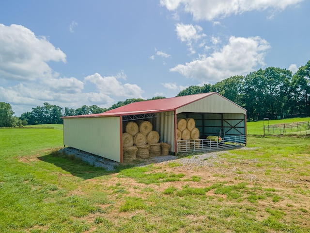 5247 Flat Creek Rd, Spring Hill, TN 37174 - view of outdoor structure with an exterior structure and a rural view