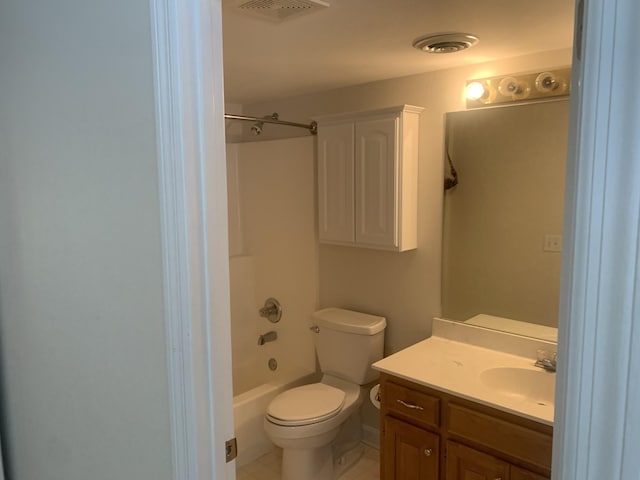 401 Ravencliff Ct, Smyrna, TN 37167 - bathroom with vanity, shower / bath combination, and tile patterned flooring