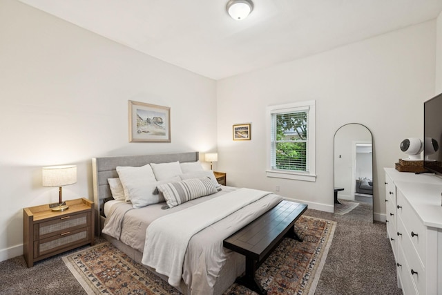 819 Woodside St, Columbia, TN 38401 - bedroom featuring dark colored carpet and baseboards