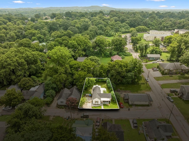 819 Woodside St, Columbia, TN 38401 - view of property location featuring a forest and property boundaries highlighted