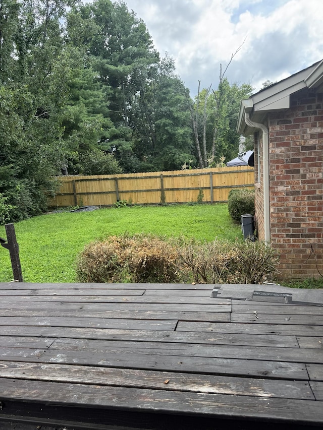 311 Park Glen Dr, Mount Juliet, TN 37122 - wooden terrace featuring a fenced backyard