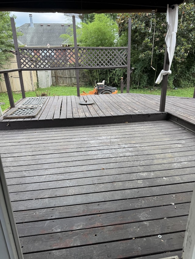 311 Park Glen Dr, Mount Juliet, TN 37122 - wooden terrace featuring a fenced backyard