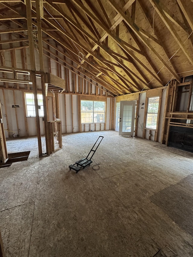 311 Park Glen Dr, Mount Juliet, TN 37122 - misc room with lofted ceiling