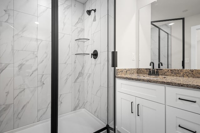 4013 Norman Dr, Spring Hill, TN 37174 - bathroom with a shower stall and vanity