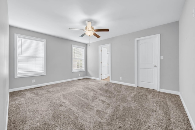 626 Snowshoe Ln, Clarksville, TN 37040 - unfurnished bedroom with carpet flooring and a ceiling fan