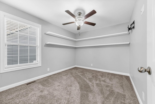 626 Snowshoe Ln, Clarksville, TN 37040 - carpeted spare room with ceiling fan and baseboards