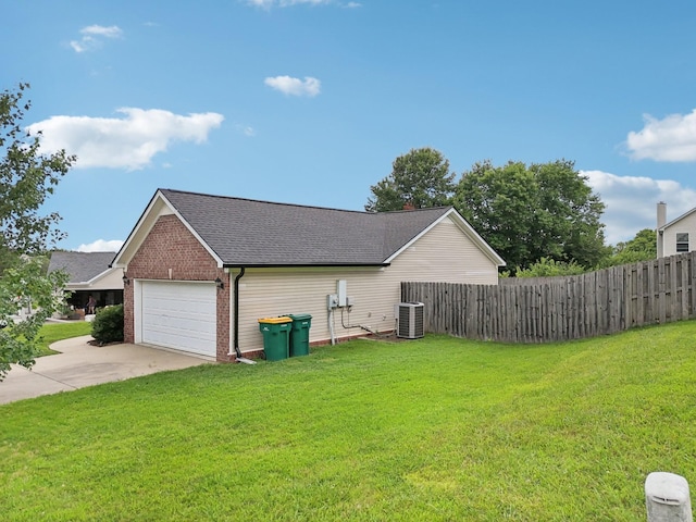 3315 Monoco Dr, Spring Hill, TN 37174 - view of property exterior with driveway, brick siding, a shingled roof, and a garage