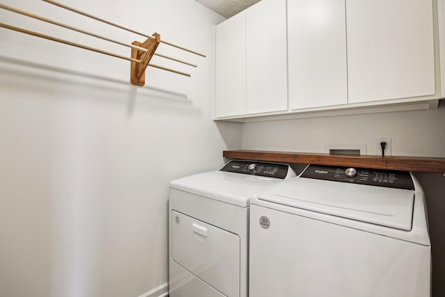 3315 Monoco Dr, Spring Hill, TN 37174 - washroom featuring separate washer and dryer and cabinet space