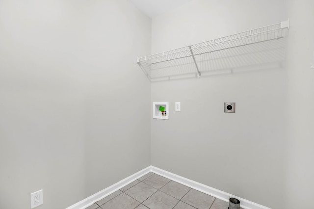 3190 Marthas Chapel Rd, Cunningham, TN 37052 - washroom with hookup for a washing machine, electric dryer hookup, and light tile patterned floors