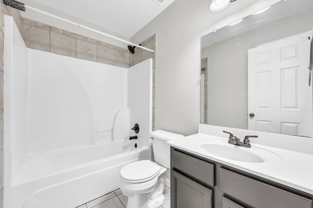 3190 Marthas Chapel Rd, Cunningham, TN 37052 - full bathroom with vanity,  shower combination, and tile patterned flooring