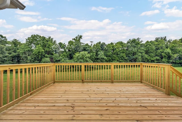 3190 Marthas Chapel Rd, Cunningham, TN 37052 - wooden terrace with view of wooded area