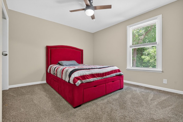 609 Chrisman Dr, Clarksville, TN 37042 - bedroom with carpet flooring and ceiling fan