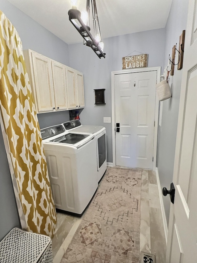 4417 Jackson Hollow Rd, Franklin, TN 37064 - laundry room with cabinet space and independent washer and dryer