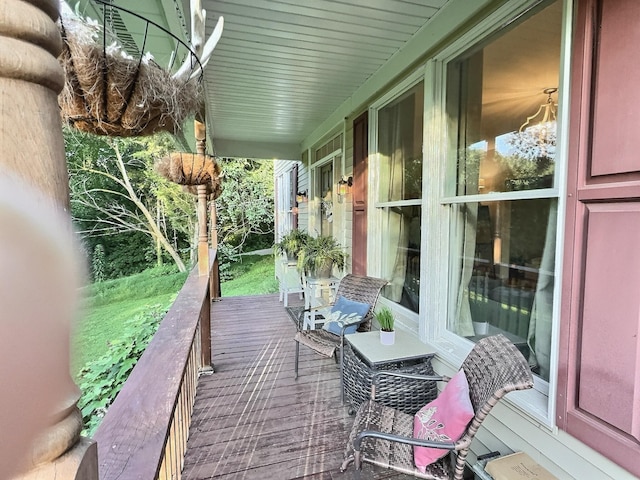 4417 Jackson Hollow Rd, Franklin, TN 37064 - view of wooden deck