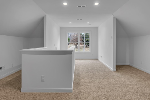 418 Stonemeadow Rd, Clarksville, TN 37043 - additional living space with carpet, lofted ceiling, and recessed lighting