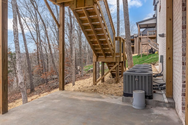 418 Stonemeadow Rd, Clarksville, TN 37043 - view of patio with stairway