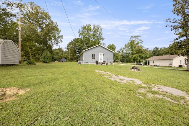 332 Riddle Ln, Estill Springs, TN 37330 - view of green lawn with a fire pit