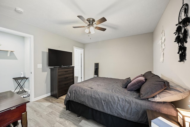 332 Riddle Ln, Estill Springs, TN 37330 - bedroom featuring light wood-style flooring and ceiling fan
