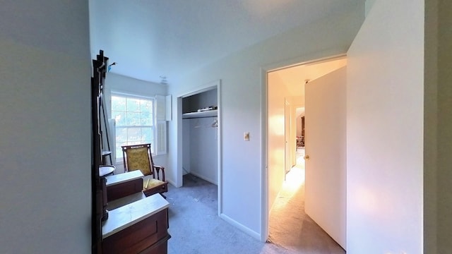 204 Fisher Ave, Carthage, TN 37030 - corridor featuring light colored carpet and baseboards