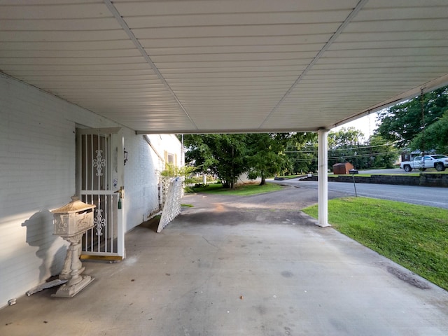 204 Fisher Ave, Carthage, TN 37030 - view of patio featuring an attached carport