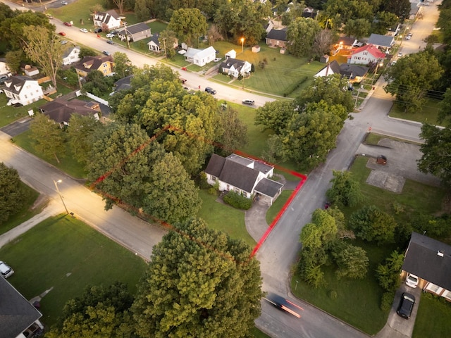 204 Fisher Ave, Carthage, TN 37030 - aerial view of property's location with nearby suburban area and property boundaries highlighted