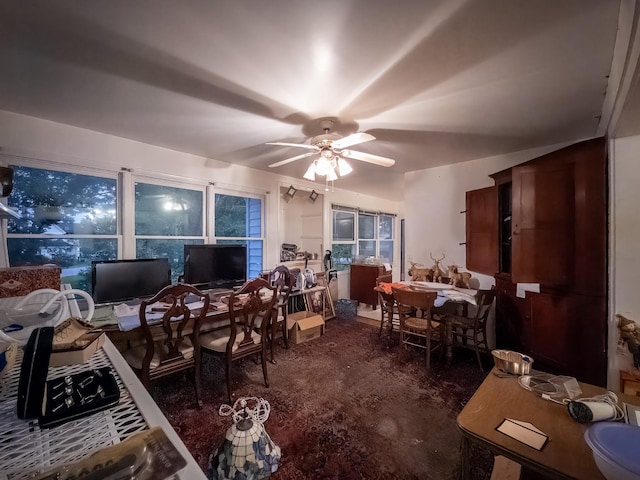 204 Fisher Ave, Carthage, TN 37030 - office space with a ceiling fan