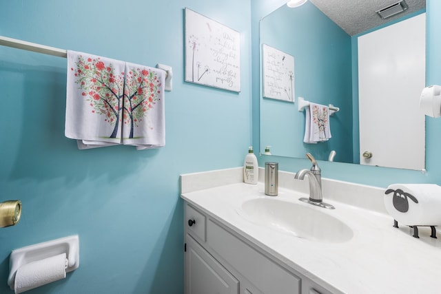 3506 New Windsor Ct, Antioch, TN 37013 - bathroom with vanity and a textured ceiling