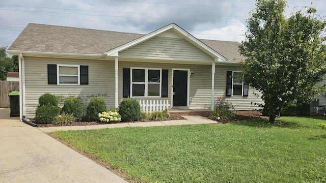 1949 Timberline Cir, Oak Grove, KY 42262 - ranch-style house with roof with shingles and a porch