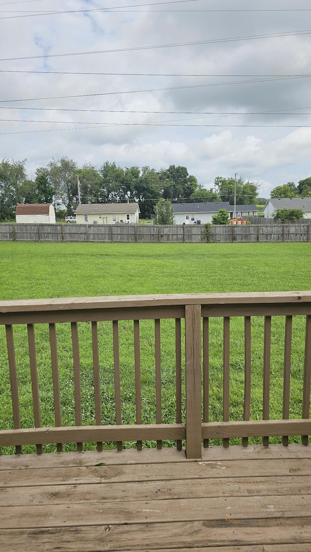 1949 Timberline Cir, Oak Grove, KY 42262 - deck with a fenced backyard