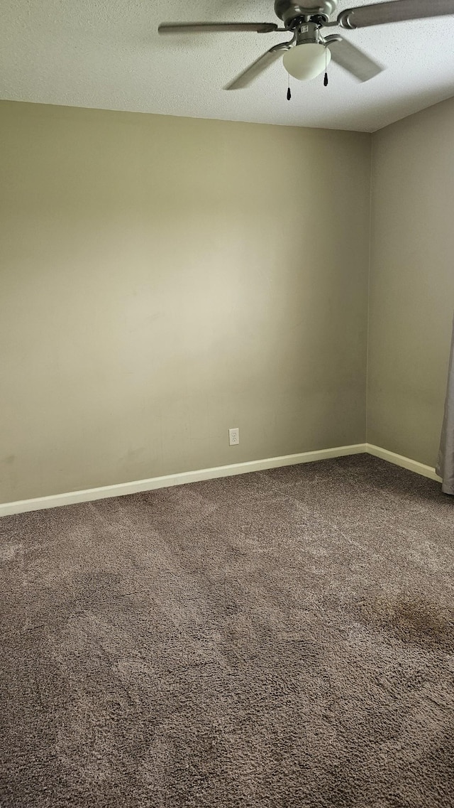 1949 Timberline Cir, Oak Grove, KY 42262 - carpeted spare room featuring ceiling fan and baseboards