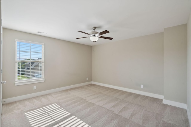 1412 Wrangler Ln, Smyrna, TN 37167 - spare room with ceiling fan and light carpet
