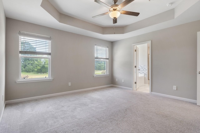 215 Ruth Way, Spring Hill, TN 37174 - carpeted spare room featuring a smoke detector, ceiling fan, and a raised ceiling