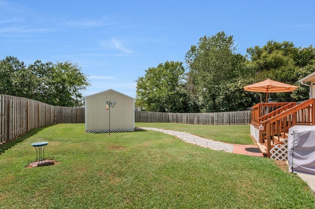 109 Saint Margarett Cir, Columbia, TN 38401 - fenced backyard featuring a storage shed