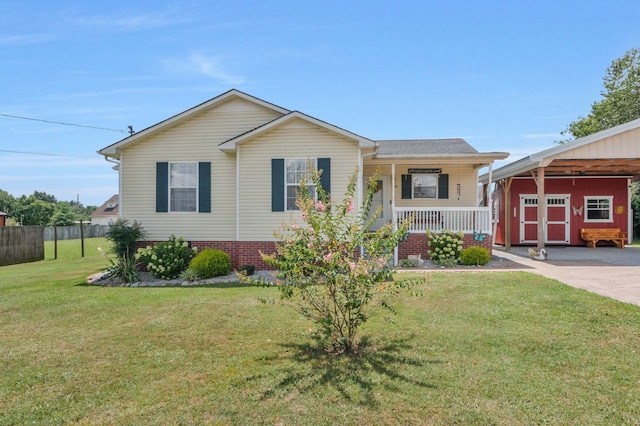 109 Saint Margarett Cir, Columbia, TN 38401 - view of front of property featuring covered porch