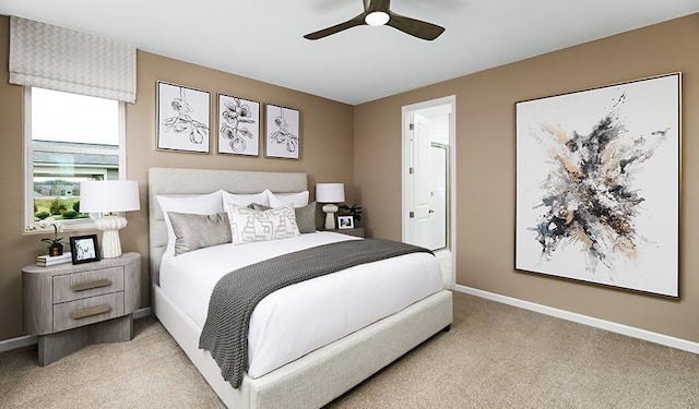 1768 Williamsport Lndg, Columbia, TN 38401 - bedroom with light colored carpet and a ceiling fan