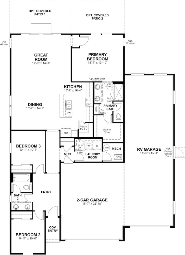 1768 Williamsport Lndg, Columbia, TN 38401 - view of floor plan / room layout