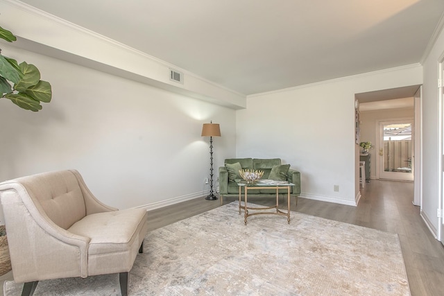 1002 E Northfield Blvd Unit A102, Murfreesboro, TN 37130 - living area with wood finished floors and ornamental molding