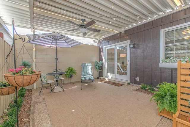 1002 E Northfield Blvd Unit A102, Murfreesboro, TN 37130 - view of patio with ceiling fan
