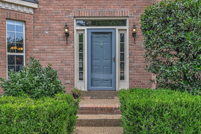 205 Seneca Ct, Franklin, TN 37067 - view of exterior entry with brick siding