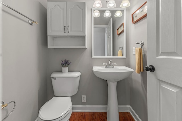 205 Seneca Ct, Franklin, TN 37067 - half bath featuring toilet and wood finished floors